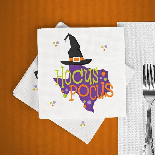 Texas Hocus Pocus Halloween Servet