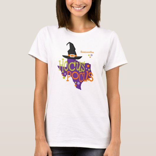 Texas Hocus Pocus Halloween T-shirt (Voorkant)