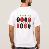 Texas Hold Em Flip the FLOP T-shirt (Achterkant)