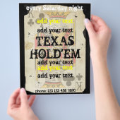 texas hold-em flyers (Hand)