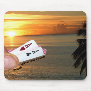 Texas Hold "em Sunset Muismat