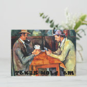 Texas Hold "em Uitnodiging (Staand voorkant)