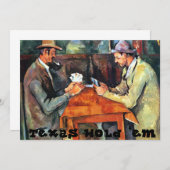 Texas Hold "em Uitnodiging (Voorkant / Achterkant)