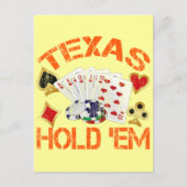 TEXAS HOLD 'EM - VERWIJDERD BRIEFKAART (Voorkant)
