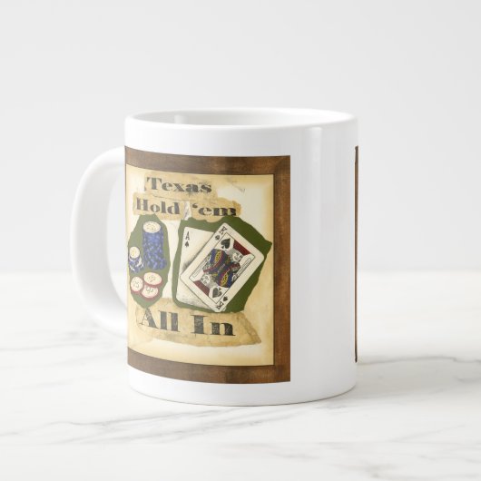 Texas Hold'Em Hand with King and Ace Grote Koffiekop (Links)