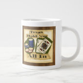 Texas Hold'Em Hand with King and Ace Grote Koffiekop (Rechts)