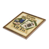 Texas Hold'Em Hand with King and Ace Tegeltje (Zijkant)