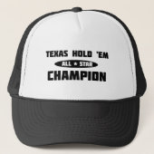 Texas Hold'em kampioen Trucker Pet (Voorkant)