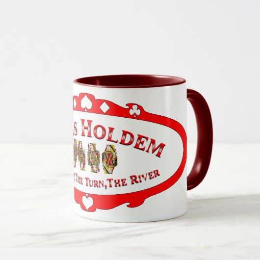 Texas Holdem Mok (Voorkant rechts)