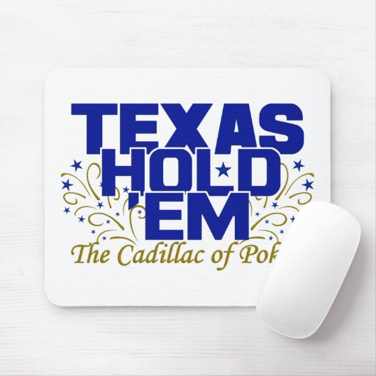 Texas Hold'Em mousepad Muismat (Met muis)