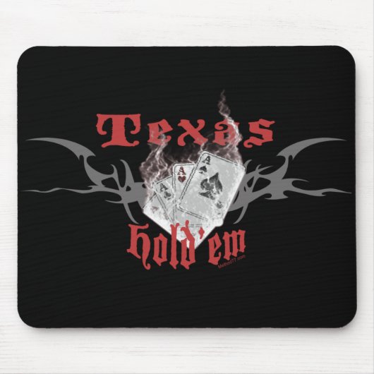 Texas Hold'em Mousepad Muismat (Voorkant)