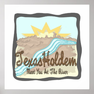 Texas Holdem:ontmoeten jullie bij de rivier Poster