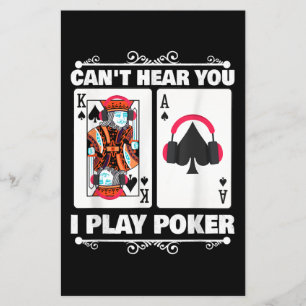 Texas Holdem Poker Cant hoort dat je poker speelt Flyer