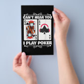 Texas Holdem Poker Cant hoort dat je poker speelt Flyer (Hand)