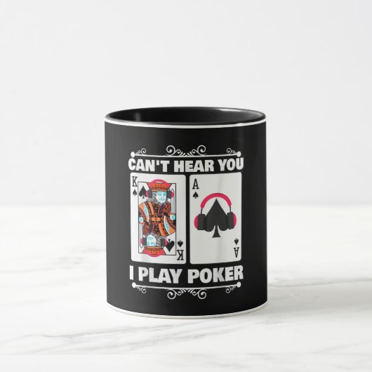 Texas Holdem Poker Cant hoort dat je poker speelt Mok (Midden)