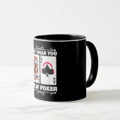 Texas Holdem Poker Cant hoort dat je poker speelt Mok (Voorkant rechts)