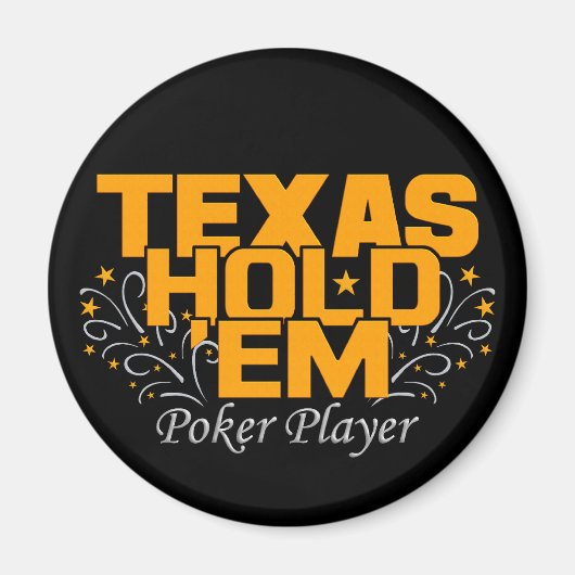 Texas Hold'Em Poker Magneet (Voorkant)