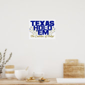 Texas Hold'Em poster (Keuken)