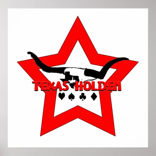 Texas Holdem Poster (Voorkant)