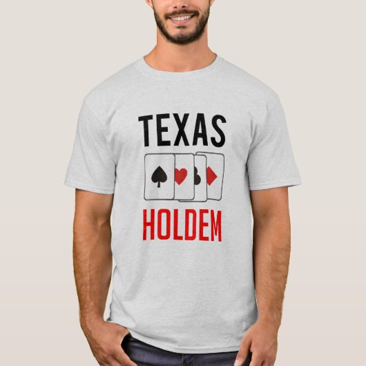Texas holdem t-shirt (Voorkant)