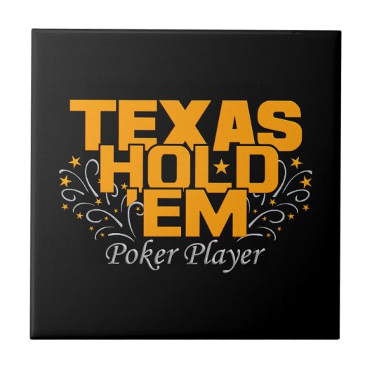 Texas Hold'Em tegel Tegeltje (Voorkant)