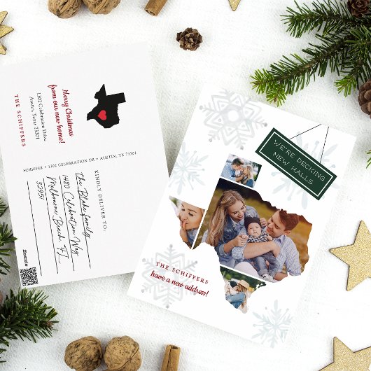Texas Holiday Moving Announcement Briefkaart