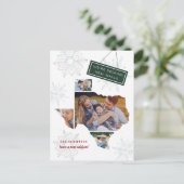 Texas Holiday Moving Announcement Briefkaart (Staand voorkant)