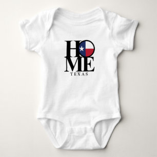 Texas HOME Baby One Piece Romper