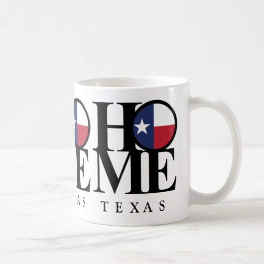 Texas HOME Coffee mok 11 oz (Rechts)