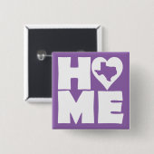 Texas Home Heart State Button Badge Pin (Voorkant /achterkant)