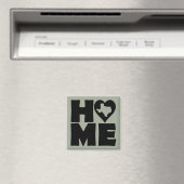 Texas Home Heart State Koelkastmagneet Magneet (Insitu (Vaatwasser))