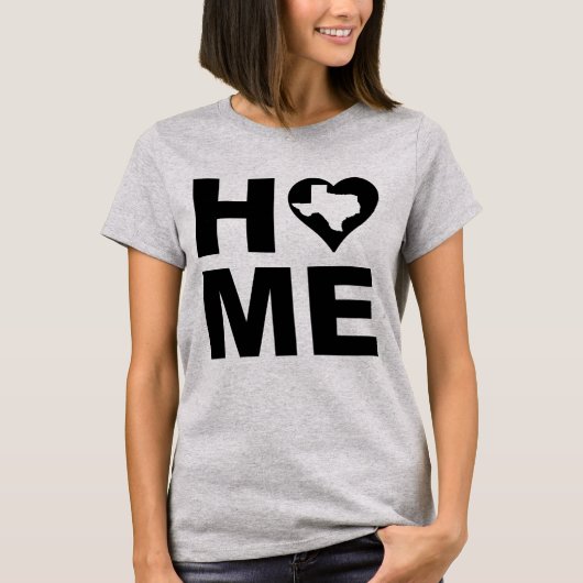 Texas Home Heart State Tees T-Shirt (Voorkant)