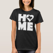 Texas Home Heart State Tees T-Shirt (Voorkant)