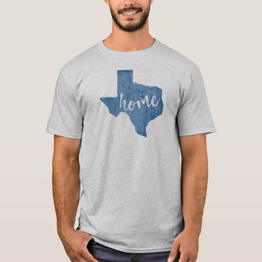 Texas Home Hout Grain T-shirt (Voorkant)