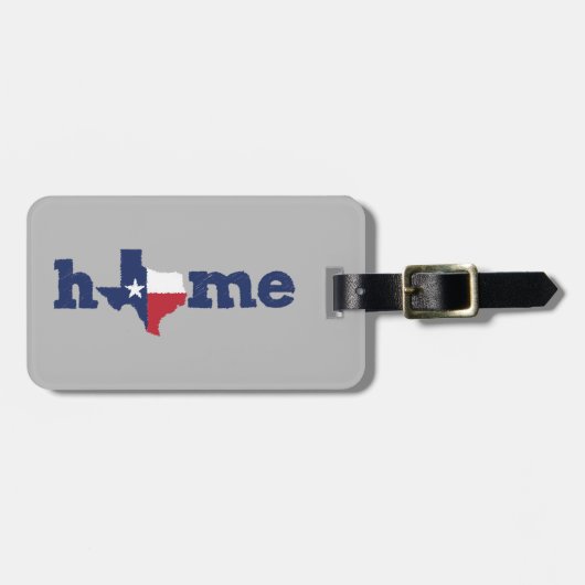 Texas Home - Lone Star State Bagagelabel (Voorkant horizontaal)