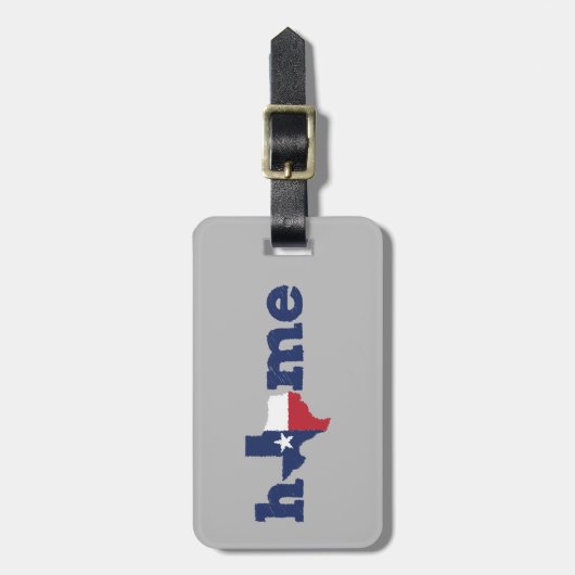Texas Home - Lone Star State Bagagelabel (Voorkant verticaal)