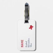 Texas Home - Lone Star State Bagagelabel (Achterkant verticaal)