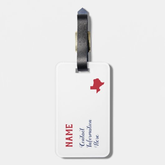 Texas Home - Lone Star State Bagagelabel (Achterkant verticaal)