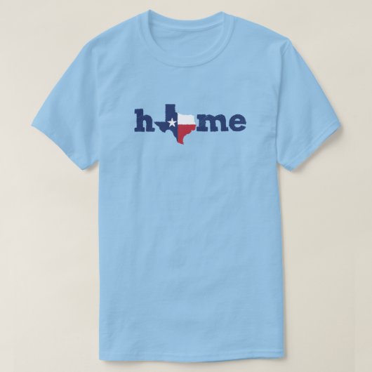 Texas Home - Lone Star State T-shirt (Design voorkant)