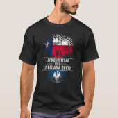 Texas Home Louisiana Roots State Tree Flag Shirt L (Voorkant)
