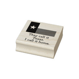 Texas Home Rubberstempel