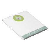 Texas Home State Love met optioneel aangepast hart Notitieblok (Schuin)