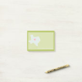 Texas Home State Love met optioneel aangepast hart Post-it® Notes (Op bureau)