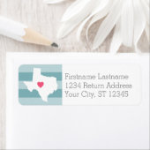 Texas Home State Love Weddenschap met aangepast ha Etiket (Insitu)