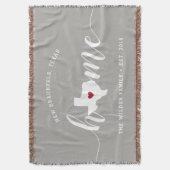 Texas Home State Persoonlijk Deken (Voorkant Verticaal)