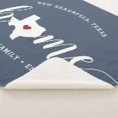 Texas Home State Persoonlijk Sherpa Deken (3/4)