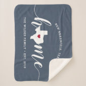 Texas Home State Persoonlijk Sherpa Deken (Voorkant)