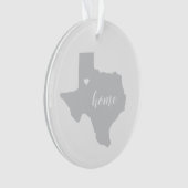 Texas Hometown Personalized Ornament (voorkant)