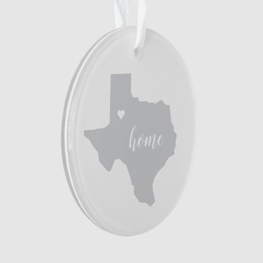 Texas Hometown Personalized Ornament (voorkant)