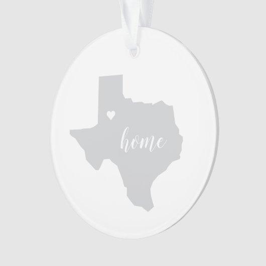 Texas Hometown Personalized Ornament (voorkant)